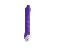 Vibratore punto G viola, stimolatore vaginale silicone medicale soft touch con rilievi massaggianti, design curvo ergonomico, vibrazioni multiple regolabili, waterproof USB ricaricabile potente