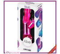 Vibratore Rabbit 24cm con tripla stimolazione Vaginale Clitoridea e Anale Dildo