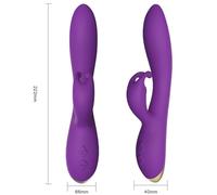 Vibratore Rabbit Armony Bonnie - Silicone, Viola