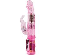 Vibratore Rabbit Baile Rotations Happy Angel colore Rosa