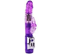 Vibratore Rabbit Baile Super Sex - Perline Rotanti, Stimolatore Clitoride