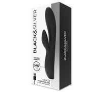 Vibratore Rabbit Black Silver Kaultz Touch Control nero
