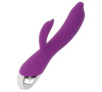 Vibratore Rabbit Clitoride Ohmama Delfin - Flessibile, 22 cm