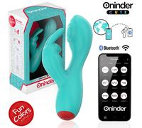 Vibratore Rabbit con App Oninder Cute - Doppia Stimolazione