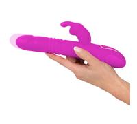 Sweet Smile Thrusting Pearl Rabbit Vibrator Rosa
