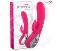 Vibratore Rabbit con Succhia Clitoride Moressa Dustin - Silicone
