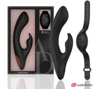 Vibratore Rabbit con Telecomando Anne's Desire Watchme - Nero