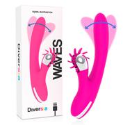 Vibratore Rabbit Diversia Coniglio Onde - 24 cm