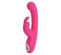 Vibratore Rabbit donna in silicone morbido ricaricadile Punto g clitoride
