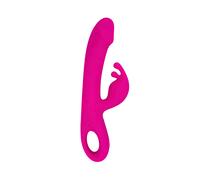 Vibratore Rabbit Donna Potente per Punto G Clitoride Squirting 23cm Dildo Vibrante Doppia Stimolazione 10 Modalità Intensità Silenzioso Sex Toy Ricaricabile in Silicone Anale Capezzoli