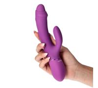 Vibratore Rabbit donna silicone ricaricabile Stimolatore doppio vibrante dildo