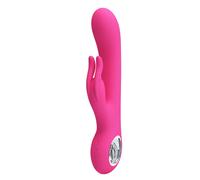 Vibratore Rabbit donna vaginale stimolatore clitoride silicone ricaricabile
