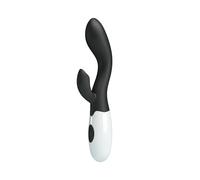Vibratore Rabbit Doppia Stimolazione Clitoride e Punto G con 2 Motori 30 Modalità di Vibrazione in Silicone Morbido Impermeabile Ricaricabile Sex Toys Donna Coppia Silenzioso