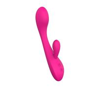 Vibratore rabbit doppio dildo vibrante ricaricabile fallo realistico con stimola