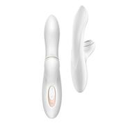 Vibratore rabbit doppio dildo vibrante vaginale succhia clitoride Pro G spot
