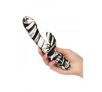 Vibratore rabbit doppio fallo liscio vibrante vaginale clitoride in silicone sex