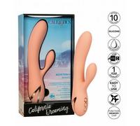 Vibratore rabbit doppio fallo vaginale clitoride vibrante in silicone realistico
