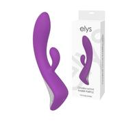 Vibratore rabbit doppio fallo vibrante in silicone dildo vaginale clitoride sex