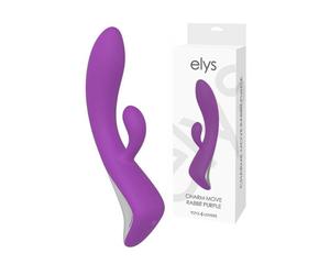 Vibratore rabbit doppio fallo vibrante in silicone dildo vaginale clitoride sex