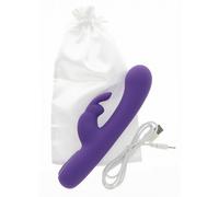 vibratore rabbit doppio fallo vibrante vaginale in silicone dildo stimolatore