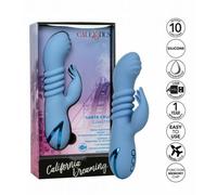 Vibratore rabbit doppio in silicone realistico fallo vaginale clitoride vibrante