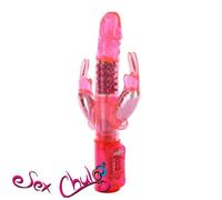 Vibratore Rabbit DOUBLE RABBIT PLEASURES VIBE PK