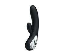 Vibratore Vaginale Donna Rabbit Doppio Stimolatore Clitoride e Punto G Nero USB