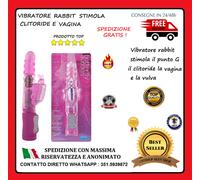 VIBRATORE RABBIT G-SPOT 7 INTENSE VELOCITÀ STIMOLA VAGINA CLITORIDE - SQUIRTING