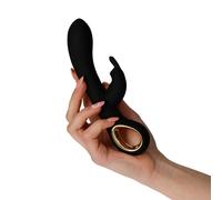 Vibratore Riscaldato donna vaginale Rabbit silicone clitoride doppio