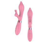 Vibratore rabbit i nsilcione realistico dildo fallo vibrante vaginale clitoride
