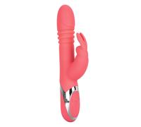 vibratore rabbit in silicone a coniglio dildo fallo vibrante vaginale anale pink