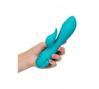 vibratore rabbit in silicone fallo vibrante doppio stimolatore vagina clitoride
