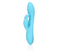 Vibratore rabbit in silicone Loveline, blu