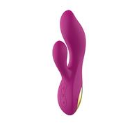 Vibratore rabbit in silicone morbido dildo liscio vibrante vaginale clitoride