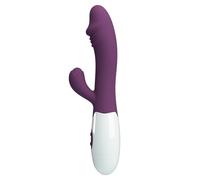 Vibratore Rabbit in silicone morbido doppia stimolazione donna vaginale