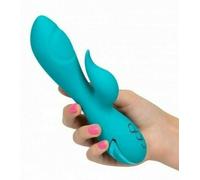 Vibratore rabbit in silicone realistico doppio dildo vibrante vaginale clitoride