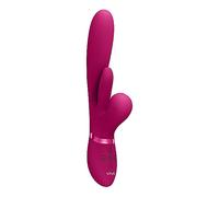 Vibratore rabbit in silicone realistico doppio fallo vaginale vibrante clitoride