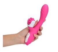 Vibratore rabbit in silicone realistico fallo vibrante dildo vaginale clitoride