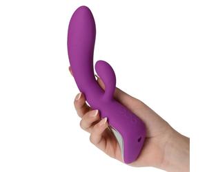 Vibratore RABBIT in silicone ricaricabile Punto G Per donna morbido stimolatore