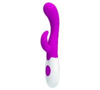 Vibratore Rabbit in silicone stimolatore vibrante doppio vagina clitoride