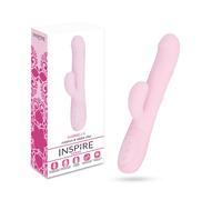 Vibratore Rabbit Inspire Gabriella Rosa - Silicone, 12 Funzioni