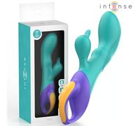 Vibratore Rabbit Intense Fred - Doppia Stimolazione, Blu