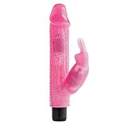 Vibratore Rabbit KNOBBLY WOBBLY PINK 20 x 3,5 cm.
