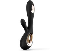 Vibratore Rabbit Lelo Soraya Wave - Punto G e Clitoride, Nero