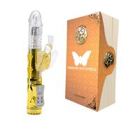 Vibratore rabbit magic stimolation butterfly stimolatore vaginale con rotazione