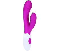Vibratore rabbit Pretty love Alvis Viola/Bianco
