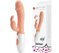 Vibratore Rabbit Pretty Love - TPR, Doppio Motore