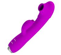 Vibratore Rabbit Pulsante Pretty Love Regina - Viola, Ricaricabile