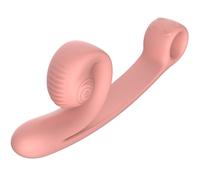 Vibratore Rabbit Punto G Snail Vibe Curve - Silicone, Arancione