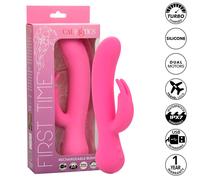 Vibratore Rabbit Ricaricabile Calexotics First Time - Rosa